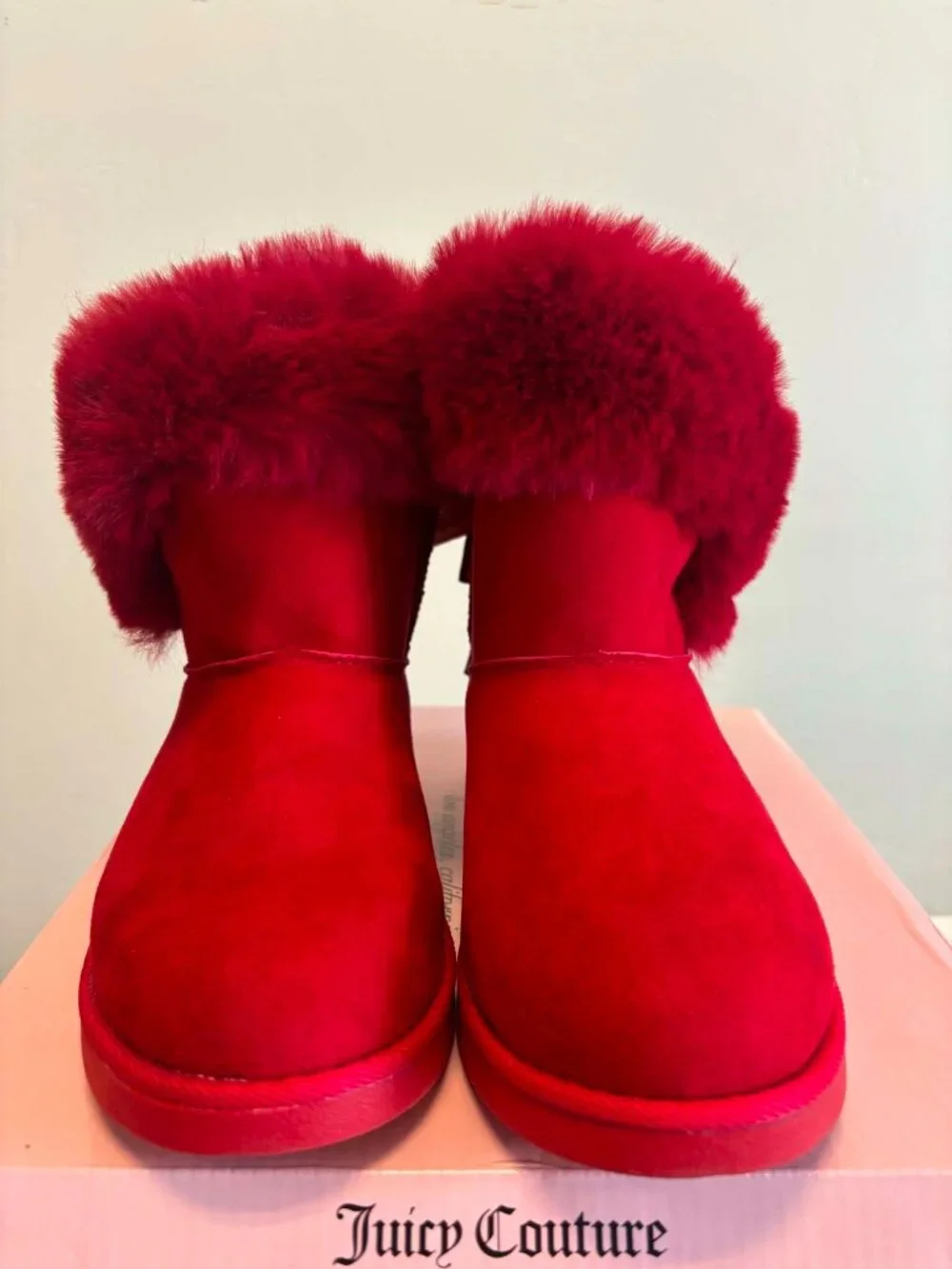 Juicy Couture Women's King 2 Faux Fur Winter Boots Size 6 P1